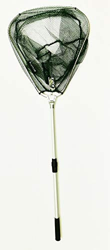 Telescope Landing nets (hoop:23x24,Handle:27~47,Knotless Mesh)