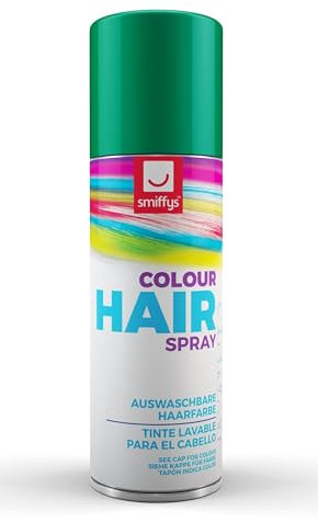 Smiffy'S 052Gn Spray De Color Para Pelo, Verde