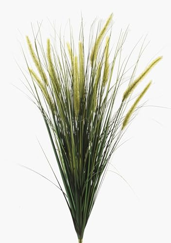 artplants.de Künstliches Fuchsschwanzgras auf Steckstab, 95cm - Dekogras