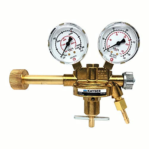 KAYSER Argon/Co2 Druckminderer mit Handanschluss