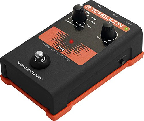 TC Helicon VOICETONE R1 Single-Button Stompbox für Live-Vocal-Reverb in Studioqualität