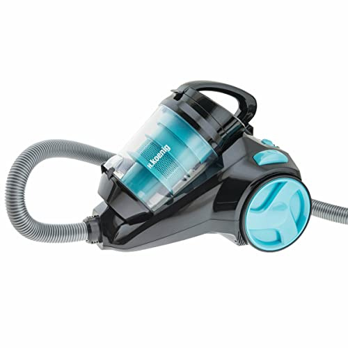 H.Koenig SLC85 Bleu ASPIRATEUR POLYCYCLONIQUE sans Sac Silencieux