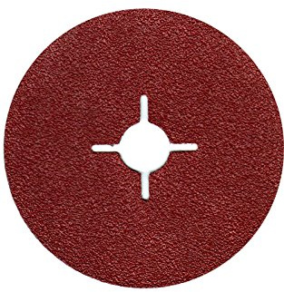 50 x Fibre Disques papier abrasif grain = 100 Feuilles abrasives 125 mm pour meuleuse d'angle