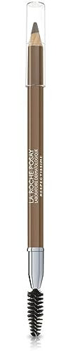 La Roche Posay, Toleriane Lápiz de Cejas, Define y Rellena las Cejas, Resistente al Agua, Hipoalergénico, Apto Para Ojos Sensibles y Con Lentillas, Para Todo Tipo de Pieles, Tono: Rubio Claro