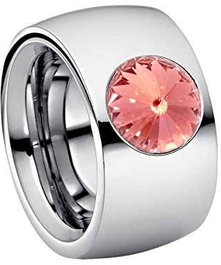 Heideman Ring Damen Coma Silber Edelstahl mit Zirkonia weiß Gr.50-65 | Coma Cocktailring Silber, Edelstahl, großer Zirkonia-Kristall, eleganter Damenring, hautfreundlich & nickelfrei, Geschenkidee