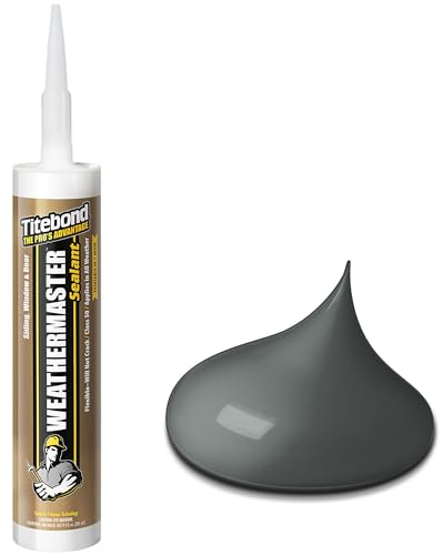 Titebond WeatherMaster Sealant Cartridge, 10.1 oz. Gray