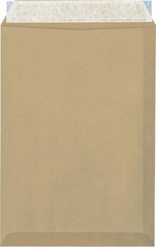 250 Versandtaschen DIN B4 250 x 353 mm Haftklebend braun dimapax