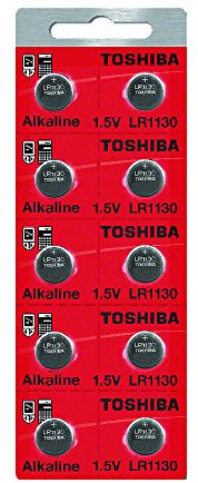 Toshiba LR1130 Lot de 10 piles alcalines 1,5 V