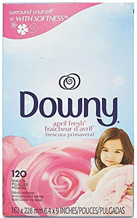 Downy April Fresh Weichspüler für Wäschetrockner, 120 Stück