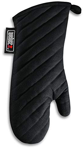Weber Basic Grillhandschuh - Lang, Schwarzer Handschuh, schützt Hände vor Hitze - Schwarz (8303)