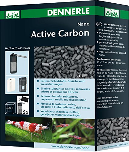 Dennerle Nano Active Carbon - superaktive Intensiv-Filterkohle für Nano Süßwasseraquarien