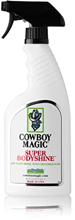 Cowboy Magic Super Bodyshine Fast Dry Repel DUST DETANGLE Hair 16 Ounce