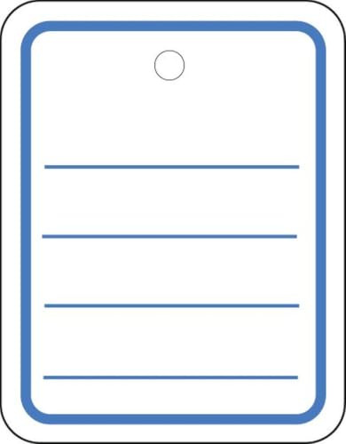 HERMA 6805 Warenanhänger liniert, 1000 Stück, 35 x 45 mm, mini, Anhängeschilder Preisetiketten aus Pappe zum Beschriften für Geschenke, Schmuck, Hang Tags, Flohmarkt, weiß