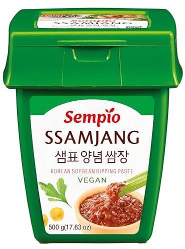 Ssamjang Sempio (500g) - Salsa per Verdure, BBQ Coreano e Altro Ancora. Vegana, Non OGM | Salsa coreana saporita per BBQ e verdure fresche, con gusto delicatamente piccante e tostato. Vegana.