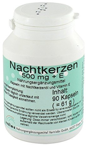 Nachtkerzen 500 mg+E Kapseln
