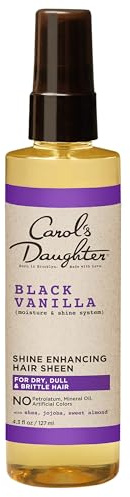 Carols Daughter Black Vanilla Moisture and Shine Hair Sheen - 4.3 oz by Carol's Daughter | Leichtes Glanzspray mit Sheabutter und Jojobaöl spendet Feuchtigkeit, macht weich und steigert den Glanz für welliges