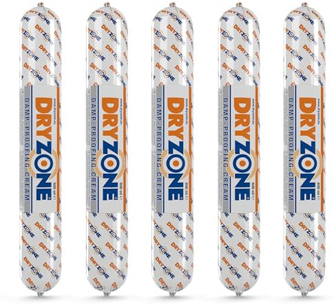 Dryzone set di 600 ml - Barriera anti umidità in crema-gel trattamento ad iniezione contro la risalita di umidità