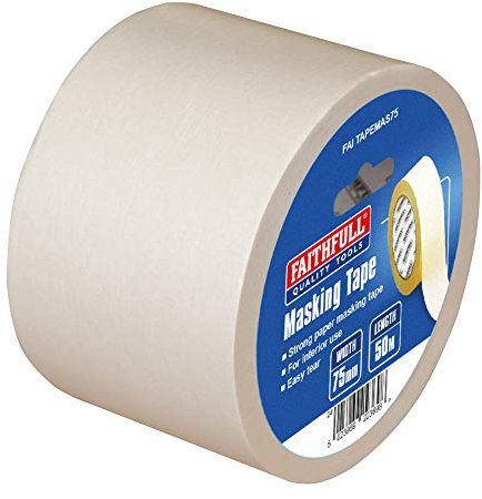 Faithfull FAITAPEMAS75 Masking Tape 75mm x 50M