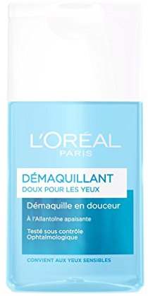 L'Oréal Paris - Démaquillant Doux Yeux - Allantoïne Apaisante - 125 mL - Lot de 2