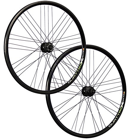 28 Zoll System Laufradsatz Shimano Deore 525 Cues 400 Disc 6 Loch schwarz