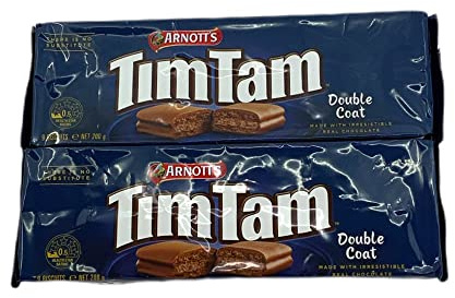 TimTams Arnott's Double Coat, 200 g, confezione da 2