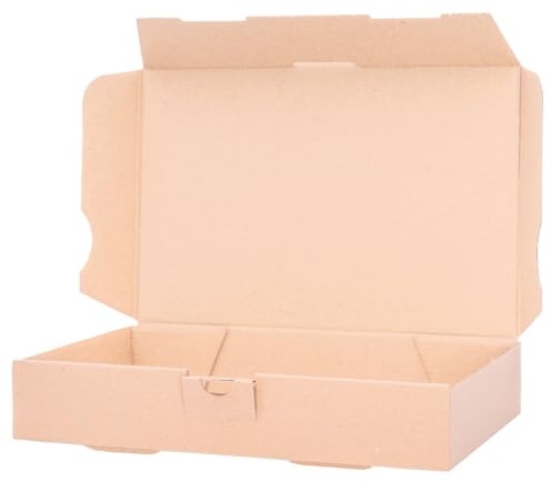 verpacking 10 Carton d'expédition pliable 24 x 16 x 4,5 cm, Marron, MB-3 cartons d'expédition extra-plats DIN A5 (23 x 15,5 x 4,1 cm) Poste Boîte pliante