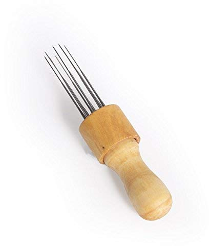 Co-link DIY Eight l'attrezzo degli Aghi Craft Lana Feltro Punto punzone con Manico in Legno massello Kit Feltratura