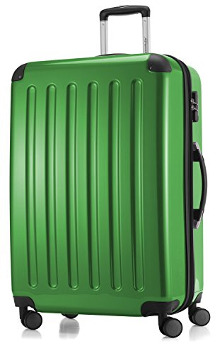 Hauptstadtkoffer Alex - Erweiterbarer Hartschalenkoffer 75 cm (119 L) mit Zahlenschloss – robuster Trolley-Reisekoffer mit 4 Doppelrollen, Grün | ABS/PC-Hartschale · Zahlenschloss · Erweiterbar · 4 Rollen · Austauschbare Ersatzteile · Aufgabegepäck · Urlaub · 2-3 Wochen