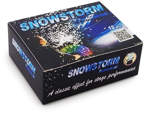 MAGIC SNOW | Snowstorm in China | Schneesturm Zaubertrick | Schnee auf der Bühne oder im Saal erscheinen lassen | Zauberartikel für Zaubertricks | Zauber-Zubehör, um es Schneien zu lassen | Magie