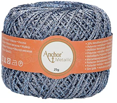 Anchor Artiste Metallic 4716400-00311 blau Effektgarn