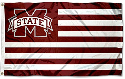 Mississippi State Bulldogs Stars and Stripes Nation Flag