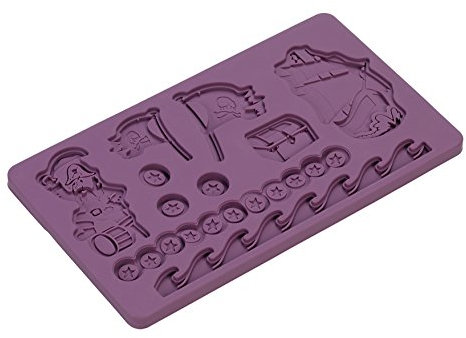 Lurch 86003 FlexiForm Dekorform Piraten 20 x 12 cm, Beere