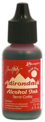 RANGER 1/2 Ounce Adirondack Alcohol Ink Singles, Terra Cotta