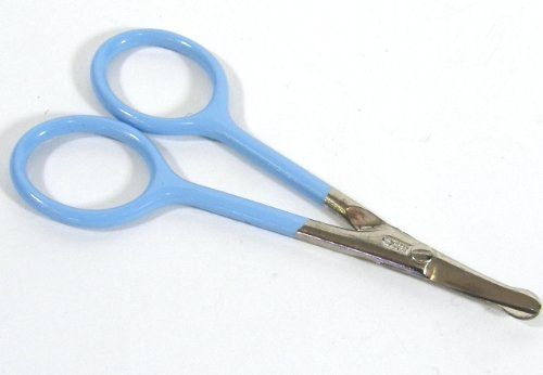 Geschmiedete Babyschere Made in Germany 9,5 cm blau