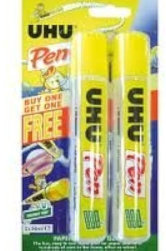 UHU Glue Pen Paper & Card Glue 2x50ml