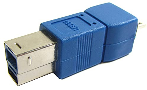 BeMatik - Adaptateur USB 3.0 vers USB 2.0 (Micro USB B Mâle to B Mâle)