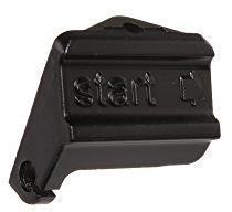 Starterzugwiderlager - mit *Start* Logo - schwarz pulverbeschichtet - S51, S53, S70, S83, SR50, SR80