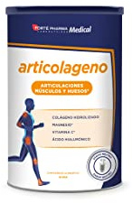 Articolageno Sabor Neutro. Bote 30 dosis - Forté Pharma | Con colágeno hidrolizado, ácido hialurónico, magnesio y vitamina C para el cuidado diario de articulaciones y huesos.