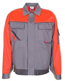 Planam Bundjacke Visline V1, storlek 29, zink/orange/skift, 2410029