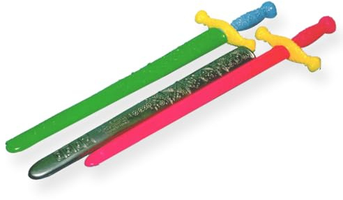 FLYPOP'S - Espada - Accesorios de Disfraz - 185245 - Color Aleatorio - Plástico - Héroe - Juguete para Niños - Carnaval - 60 cm x 15 cm - A Partir de 3 años