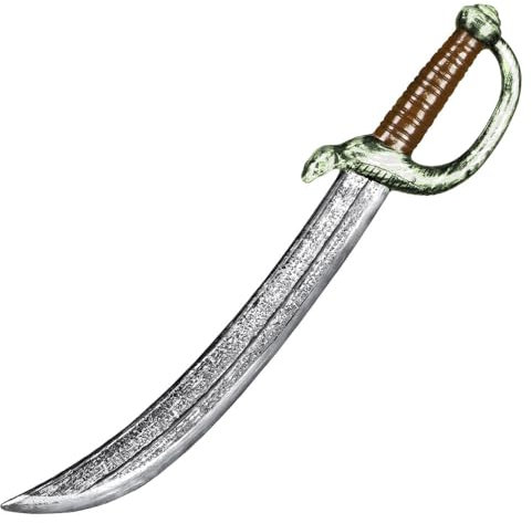 Boland 00665 - Piratenschwert, Circa 53 cm, aus Kunststoff, Zubehör Piratenkostüm, Karneval, Themenparty, Mottoparty