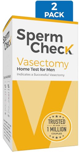 Kit per test casalingo sullo sperma Spermcheck Vasectomy | Indica la riuscita della vasectomia | Comodo, privato e accurato | Facile da leggere | Approvato dalla FDA | Due test per kit