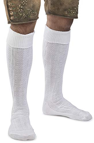 Schöneberger Trachten Couture - Calcetines - para hombre blanco 43-46