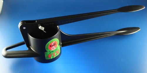 Original Kull Spätzle-Schwob FIX Spätzlepresse in SCHWARZ - für Spätzle wie handgeschabt (spülmaschinenfest)