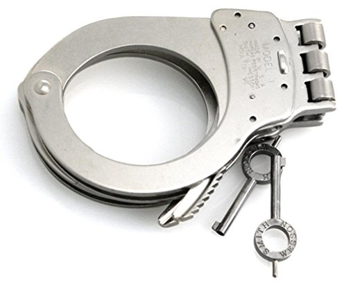 Smith & Wesson Modell 1 Scharnier-Universal-Handschelle aus Nickel