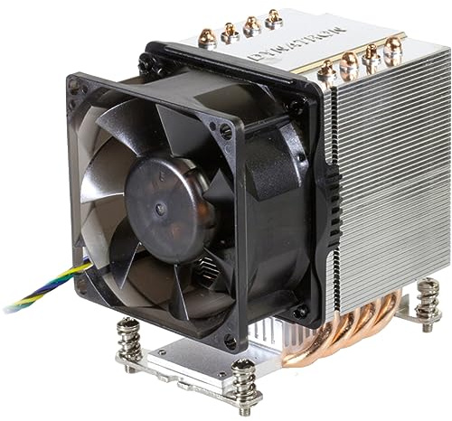 Dynatron R27 Lüfter, Kühler und Prozessor – Lüfter, Kühler und Heizkörper (Prozessor, Kühler, 8 cm, LGA 2011 (Sockel R), Intel Core i7, 1000 U/min)