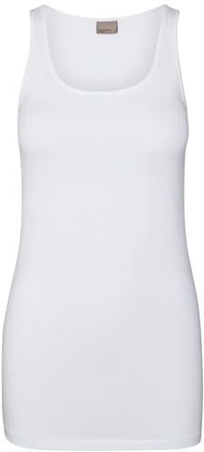 VERO MODA Womens Maxi Tank Top Bright White 10