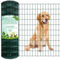 Amagabeli 1.0M X 25M Gartenzaun Zaun PVC-beschichteter Rostfrei 100 x 70mm 2.1 mm Drahtzaun Maschendraht Hundezaun Zaunelemente Grünen Drahtgitter Kaninchendraht Metall Drahtg Forstzaun
