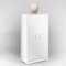 Bissolo Casa Armadio Multiuso a 2 Ante, 55x36x108 cm, Bianco Opaco, 6 Ripiani, Mobile Scarpiera per Ingresso