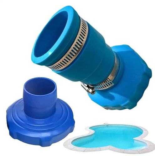 Pool-Staubsaugerschlauch-Adapter für Skimmer, zuverlässiger Sanitäranschluss, 12,7 x 8,9 cm, Skimmer, Sanitäradapter, Ersatzreiniger, perfekte effiziente Wartung